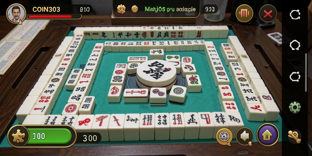 Tampilan gameplay menarik dalam permainan Mahjong COIN303.