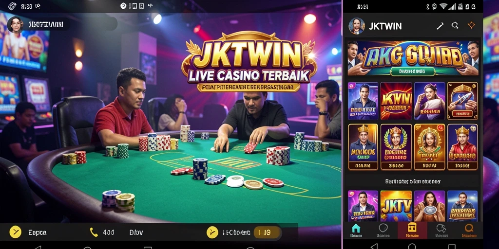 Gameplay JKTWIN menampilkan suasana kasino yang nyata dan interaktif.