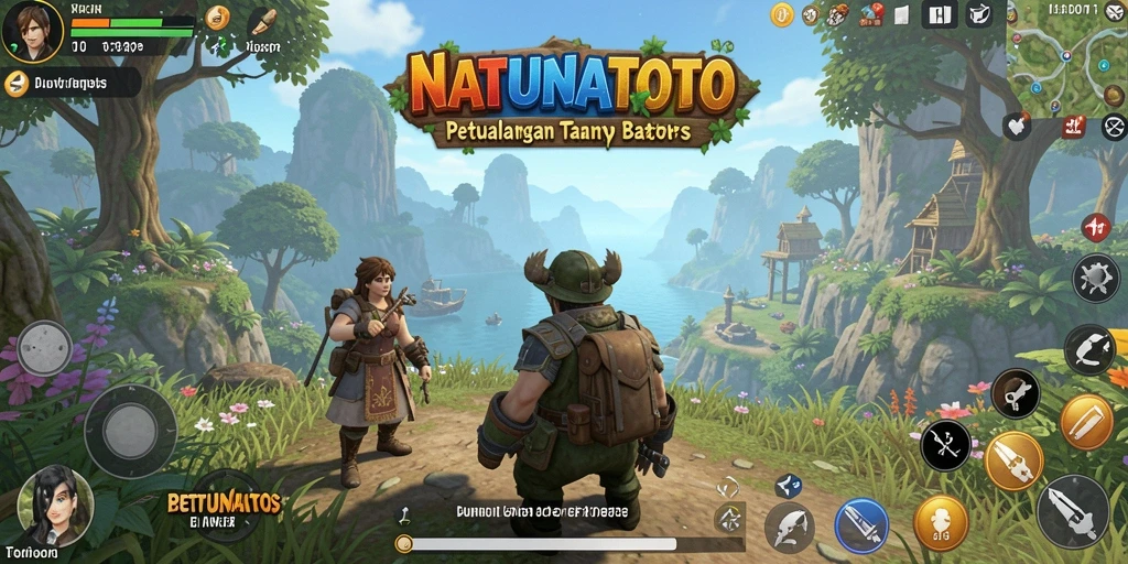 Gameplay NATUNATOTO yang menakjubkan di dunia terbuka.