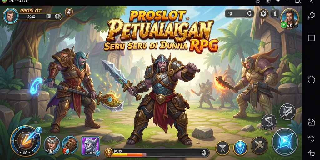 Tampilan gameplay menarik dari PROSLOT yang menunjukkan pertarungan epik.