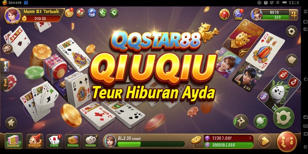 Tampilan gameplay menarik dari QQSTAR88 saat bermain QiuQiu.
