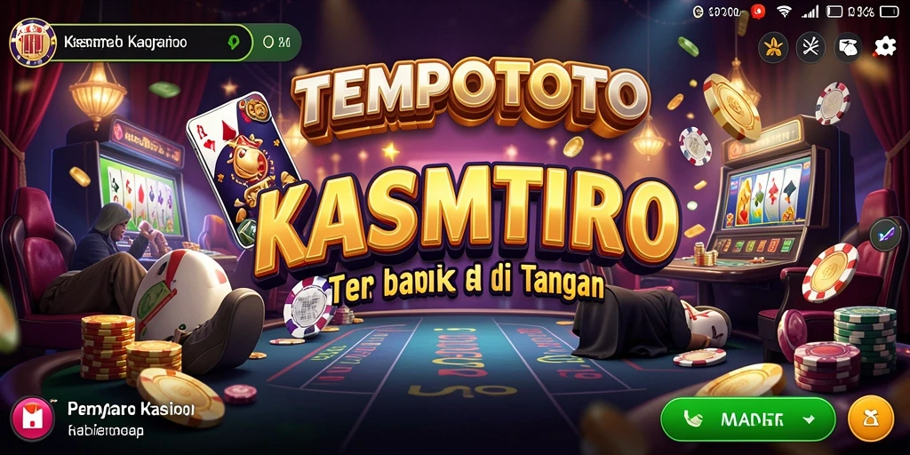 Tampilan gameplay seru di aplikasi TEMPOTOTO yang menggoda.