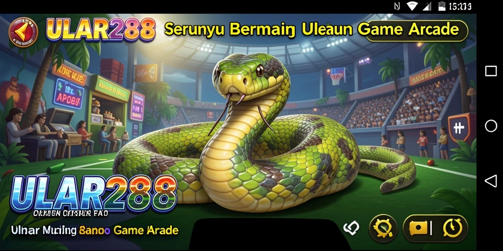 Tampilan gameplay ULAR288 yang seru dan penuh warna.